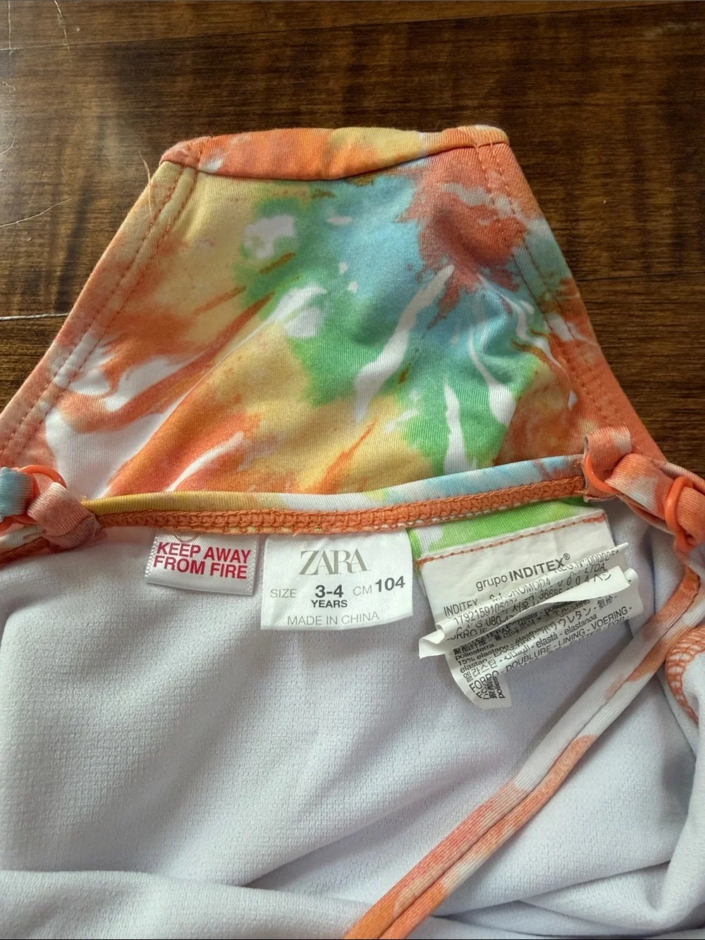 Zara colorful tie